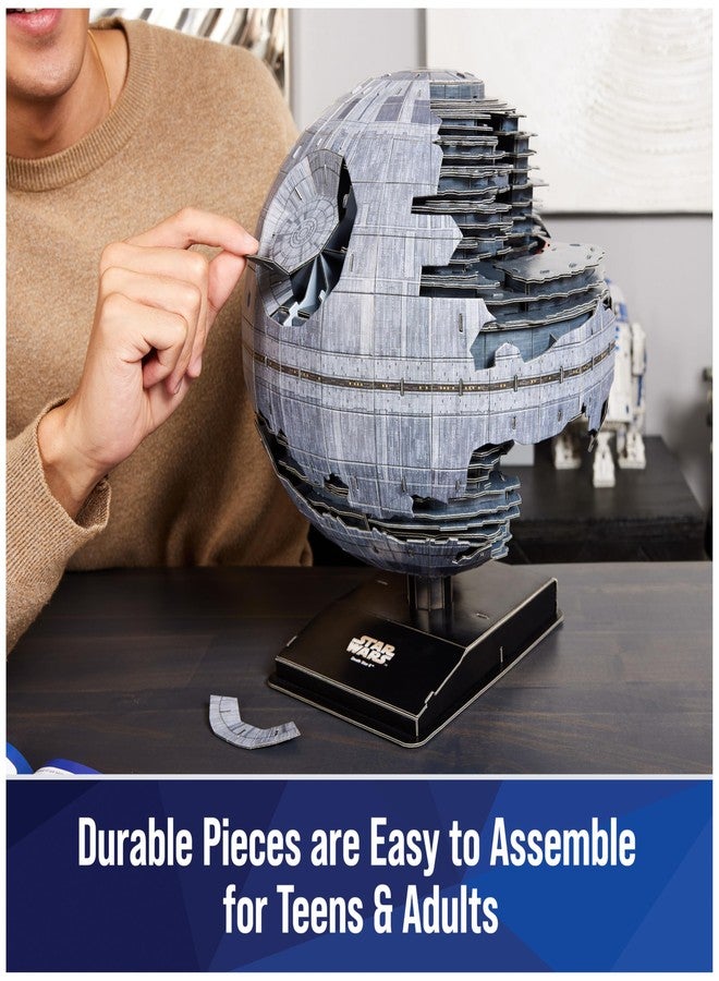 4D Build Star Wars Deluxe Death Star II Cardstock 3D Model Kit, Star Wars Gifts, Star Wars Toys, Star Wars Fans & Collectors, Adults & Teens 12+ - Image 4