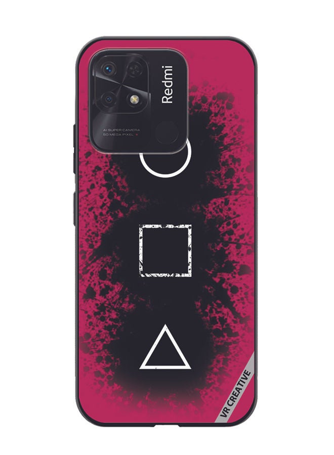 VR CREATIVE Protective Case Cover For Xiaomi Redmi 10C Squid Game Design Multicolour - Image 1