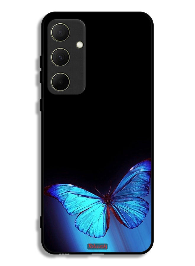 Tolwak Samsung Galaxy A35 5G Protective Case Cover Butterfly Art - Image 1
