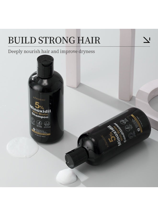 Kormesic مجموعة شامبو وبلسم كورتسيسيك 5% مينوكسيديل 300 مل كريم تدليك لفروة الرأس 100 ج  ماء أساسي لفروة الرأس 30 مل 5% مينوكسيديل - Image 3