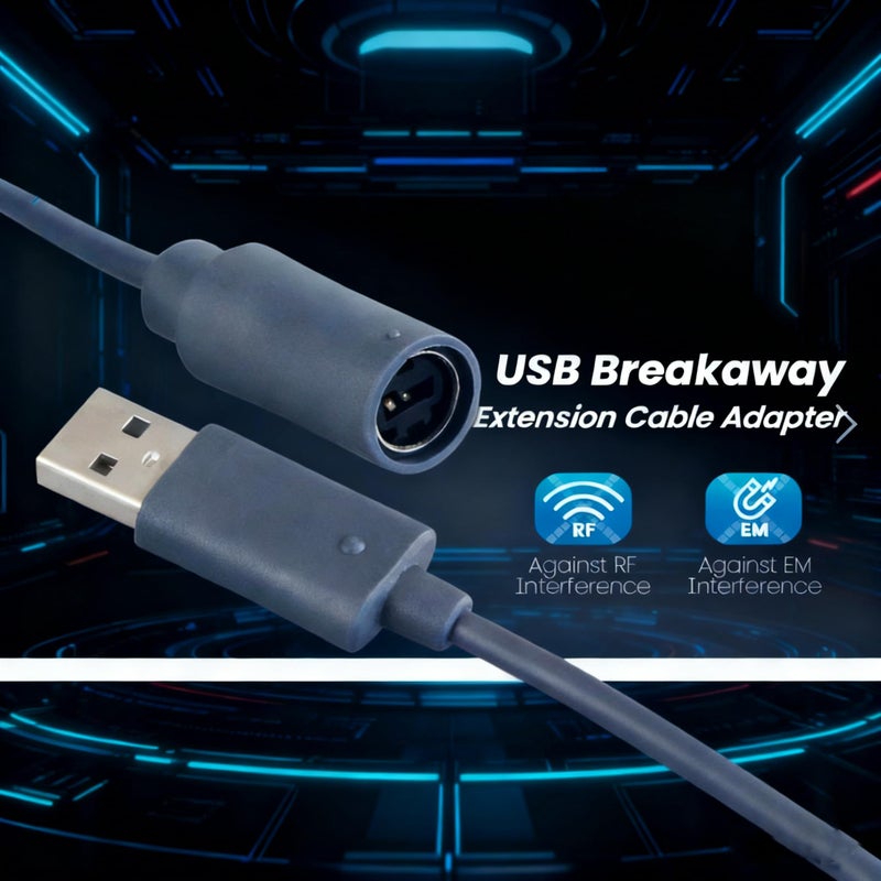 PDEEY USB Breakaway Cable Replacement for Logitech G920, Ferrari 458 Spider Racing Wheel Driving Force - Image 3