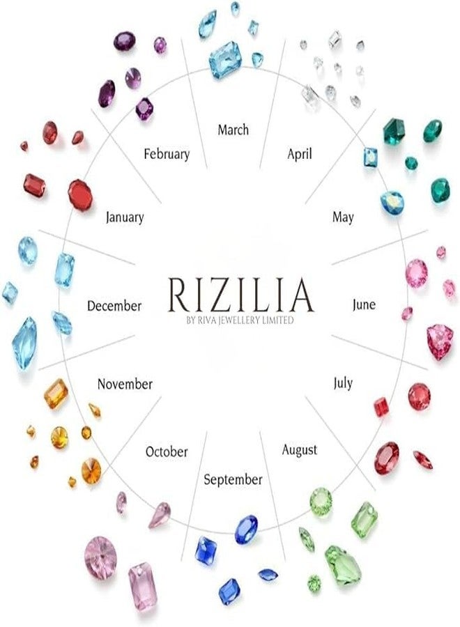 RIZILIA خاتم ريزليا بتصميم قوس كلاسيكي من زركونيا مكعبة مطلي بالذهب الأبيض عيار 18، متوفر بألوان متعددة، هدية مجوهرات أنيقة للنساء (زركونيا بيضاء، 8) - Image 4