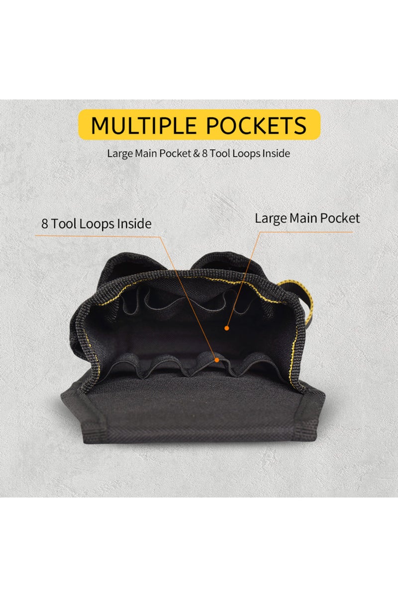 إيروريكس حقيبة أدوات وينهانت، حقائب أدوات للحزام مع مشبك حزام، حقيبة تنظيم أدوات صغيرة متعددة الاستخدامات للأجهزة الكهربائية... - Image 4