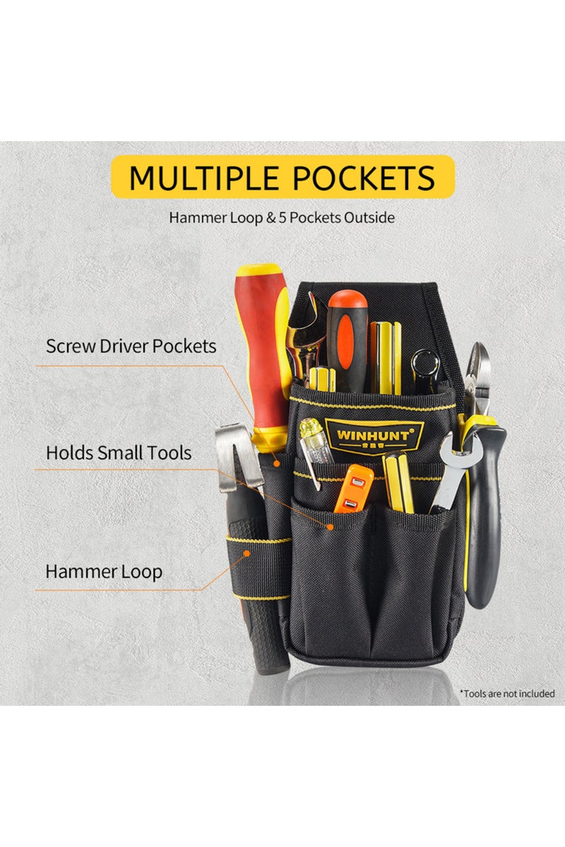 إيروريكس حقيبة أدوات وينهانت، حقائب أدوات للحزام مع مشبك حزام، حقيبة تنظيم أدوات صغيرة متعددة الاستخدامات للأجهزة الكهربائية... - Image 5