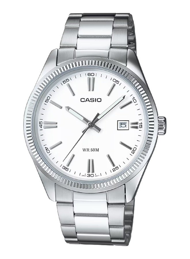 Casio His & Her Stainless Steel Band Couple Watch MTP/LTP -1302D-7A1VDF - Image 3