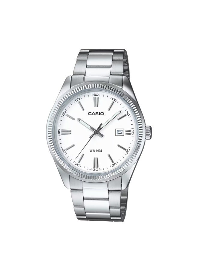 Casio His & Her Stainless Steel Band Couple Watch MTP/LTP -1302D-7A1VDF - Image 2