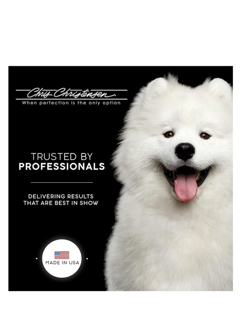 Chris Christensen - Chris Christensen White on White Whitening Treatment Dog Shampoo, Groom Like a Professional, Brightens White, Safely Removes Yellow & Other Stains, All Coat Types, Made in USA, 16 oz. - Image 1