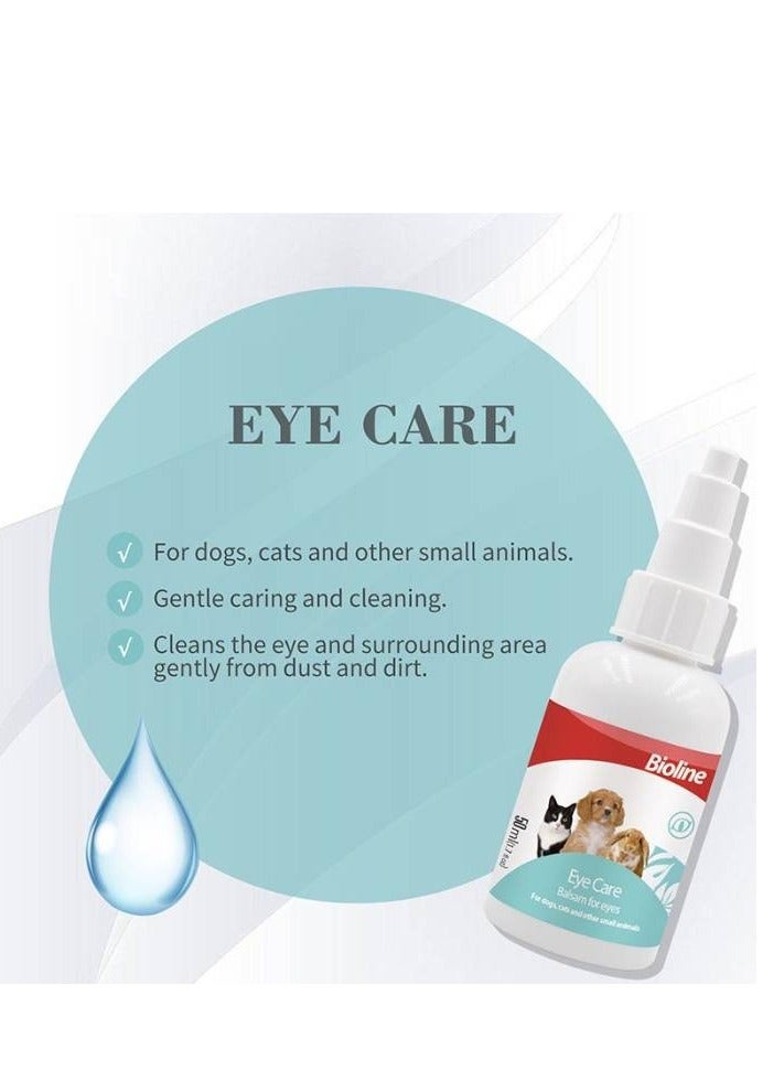 Bioline Eye Care Drops For All Pets 2X50ml - Image 2
