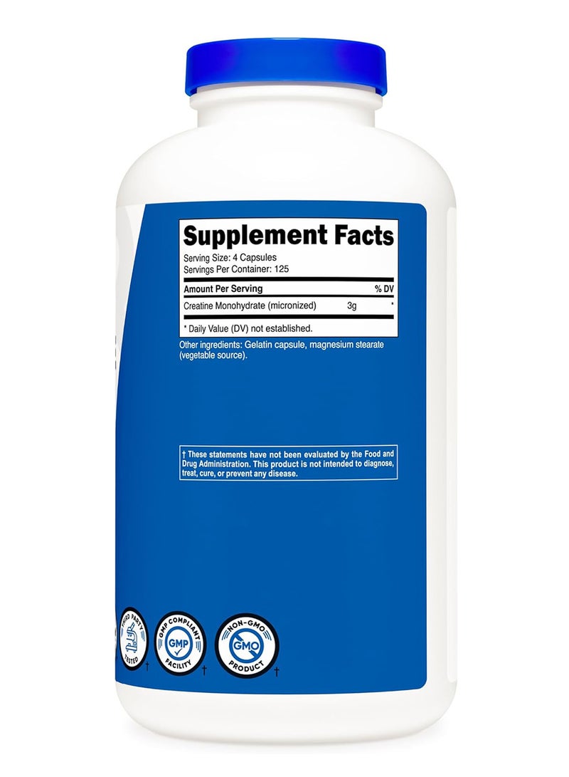 كرياتين مونوهيدرات كبسولات 1 زجاجة - Image 5