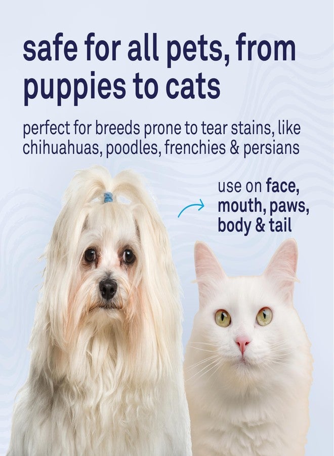 Petpost Tear Stain Remover Wipes for Dogs | 100 Count Gentle Eye Wipes with Juniper Berry & Coconut | Dog Face Wipes for Tear Stains & Eye Discharge | Soft Cotton Pads, Bleach Free - Image 5