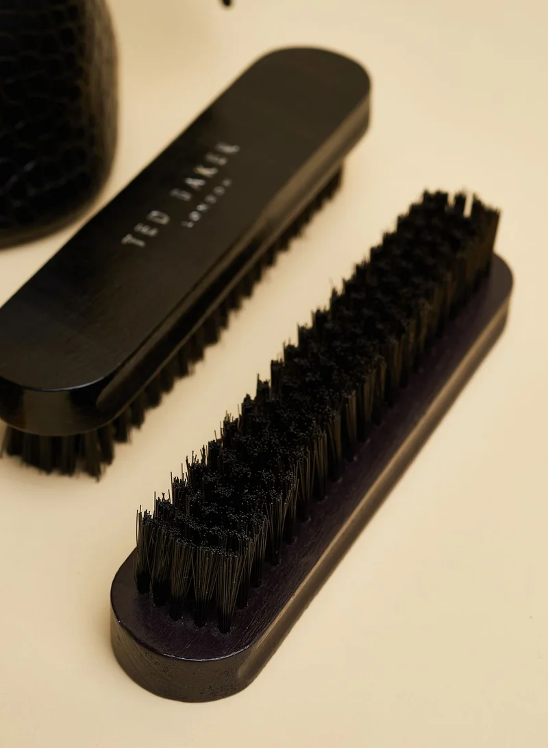 Ted Baker Ddann Croc Effect Shoe Shine Kit
