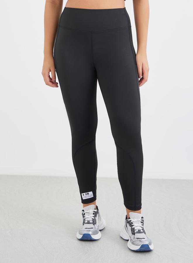 Styli Gymspire Edition - Calf Reflective Striped Pocket Detail Leggings - Image 2