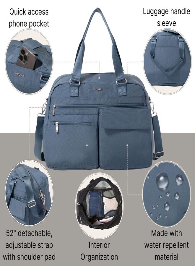 Baggallini Modern Everywhere Travel Duffel - Lightweight 19x12 Inch Overnight Travel Weekender Bag - Image 3