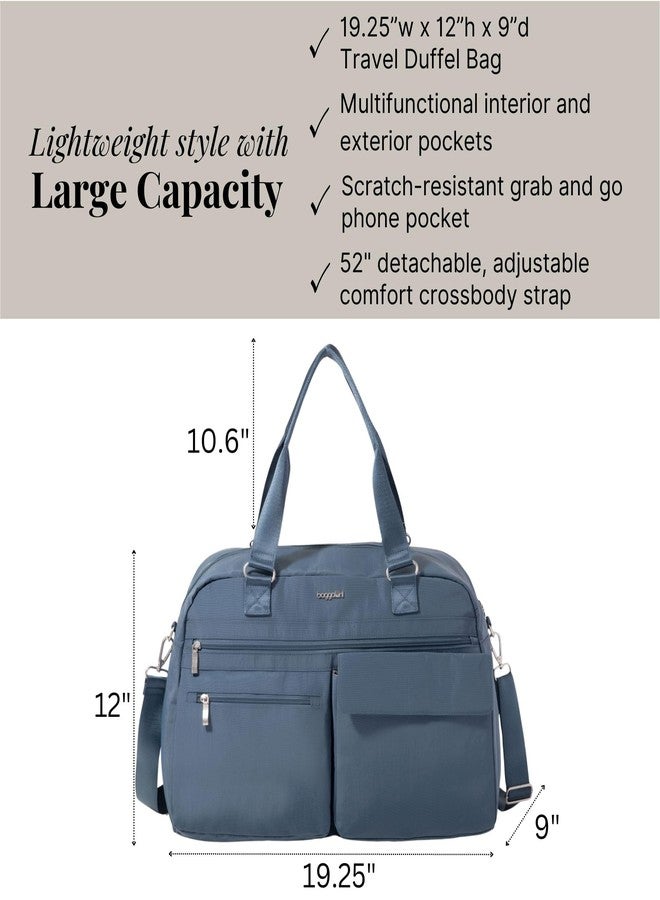 Baggallini Modern Everywhere Travel Duffel - Lightweight 19x12 Inch Overnight Travel Weekender Bag - Image 4