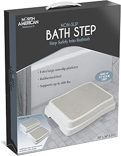 IdeaWorks Ideaworks - Bath Step Ã¢â‚¬â€œ Step Safely into Bathtubs - Teal - Image 1