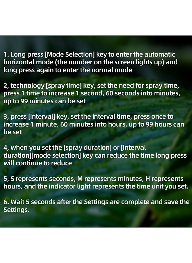 Reptile Fogger Smart Spray System Touchscreen Controller Reptile Mister Automatic with Timer Low Noise 360 Degrees Adjustable Misting Nozzles for Terrariums Amphibian Lizard Snake Frog Plants