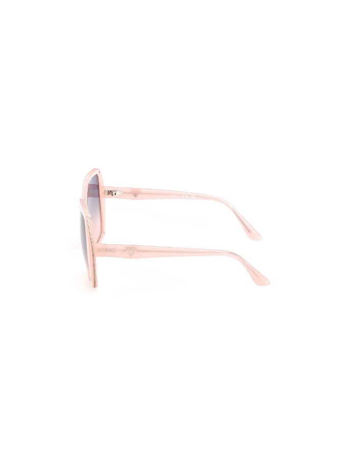 GUESS FULL RIM OVERSIZED FEMALE SUNGLASS GU782772W56 - Image 2