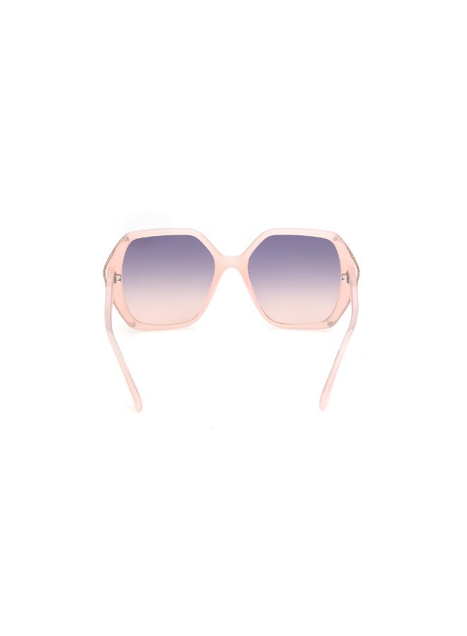 GUESS FULL RIM OVERSIZED FEMALE SUNGLASS GU782772W56 - Image 4