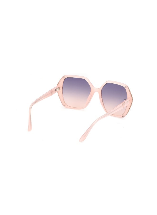 GUESS FULL RIM OVERSIZED FEMALE SUNGLASS GU782772W56 - Image 5