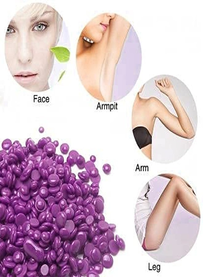 Plenteous حبيبات شمع صلبة وفيرة لإزالة الشعر، شمع برازيلي غير مؤلم لكامل الجسم، شمع برازيلي متعدد الألوان للوجه، منطقة البكيني، الإبطين، الظهر، الصدر، الساقين - حبيبات لؤلؤية (200 غرام)، 200 غرام - Image 5