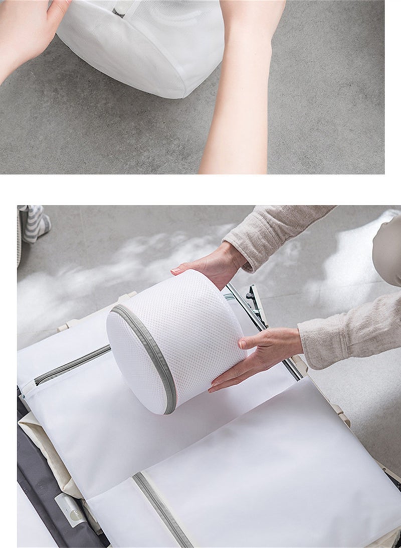 7pcs thickened fine mesh laundry bag for home storage washing machine down jacket clothes to prevent clothes from deforming underwear mesh bag  - Image 5