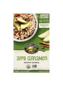Nature's path Nature's Path, Organic Instant Oatmeal, Apple Cinnamon, 8 Packets, 14 oz (400 g)  - Image 1