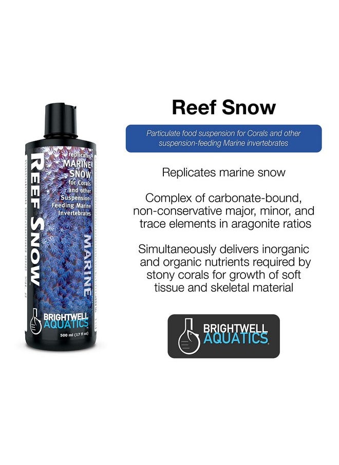 Brightwell Aquatics - Brightwell Aquatics Reef Snow - Replicates Marine Snow for Corals & Other Marine Invertebrates 500-ml - Image 1