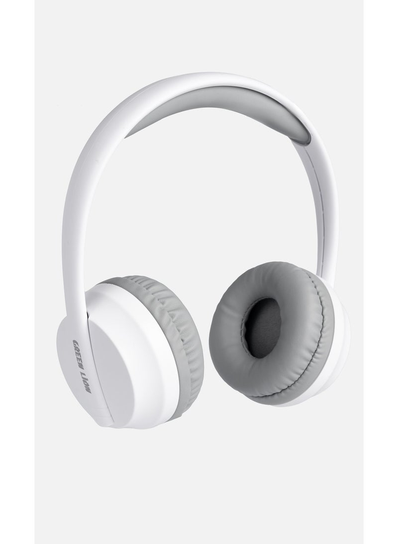 GREEN LION Stamford Wireless Bluetooth Headphone with ANC and 20Hrs Play Time - White - Image 4