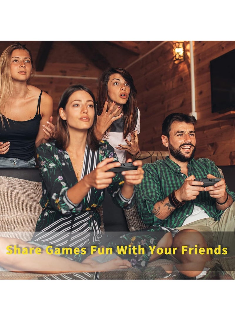 Wireless Controller for Nintendo Switch, L/R Controllers Replacement Compatible with Nintendo Switch/Lite/OLED, Joystick  with Wake-up/Screenshot/Dual Vibration/Motion Control Function With RGB light