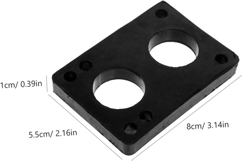 Milisten Skateboard Shock Absorbing Gasket Cruiser Riser Deck Skateboards Skateboard Pads Adult Skateboard - Image 2