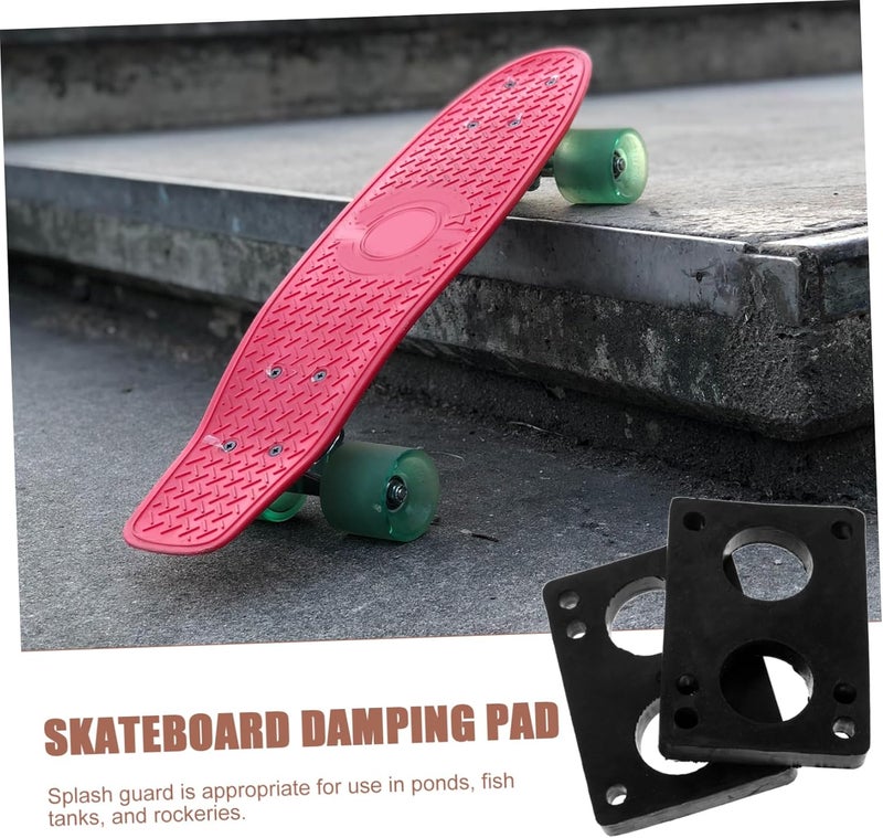 Milisten Skateboard Shock Absorbing Gasket Cruiser Riser Deck Skateboards Skateboard Pads Adult Skateboard - Image 5