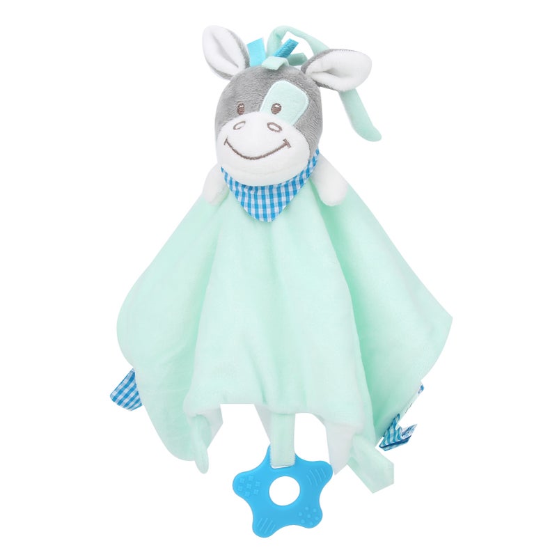 Baby Security Blanket Teether Infant Soothing Blankets Plush Stuffed Animal Comforter Toys#3 #1 - Image 1