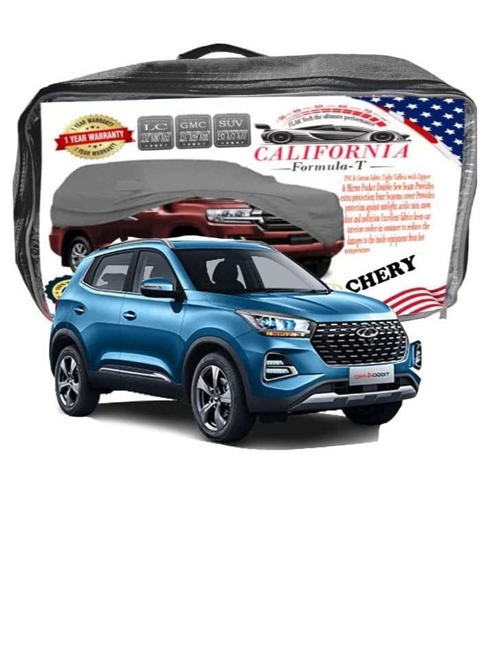 California formula-T California Car body Cover Windproof  Scratch Resistant Cover with Working Gloves CHERY TIGGO 4 PRO 