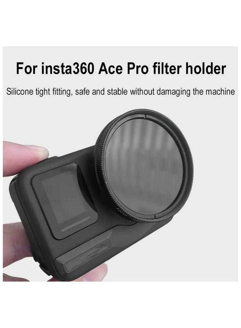 For Insta360 Ace Pro Lens Filter Holder for 49mm Filter Adapter for Insta360 Ace Pro Sports Camera Accessories Filter Mount Bracket (Only Holder)  - Image 5