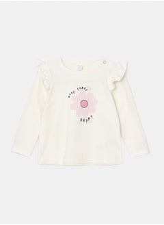 LC WAIKIKI Crew Neck Floral Baby Girl Blouse and Leggings 2-Pack  - Image 2