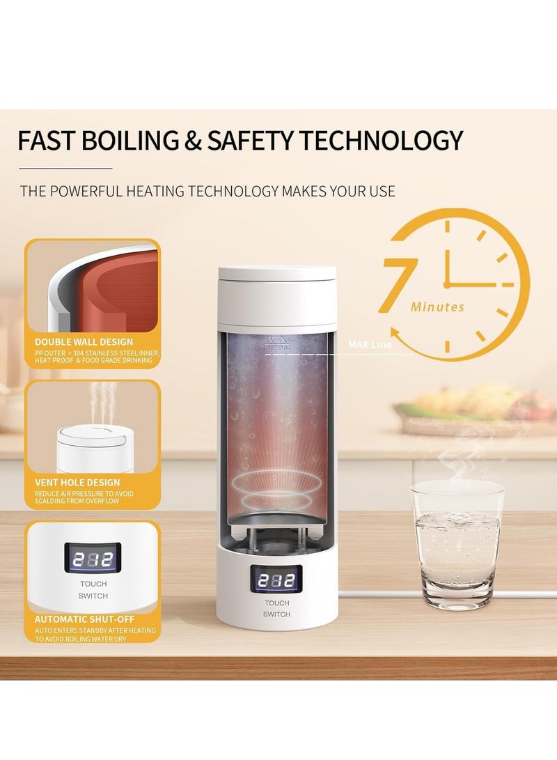 DOSCHER Thermos Cup Electric Kettle Stainless Steel Hot Water Boiler Travel Tea Coffee Kettle with 4 Temperature Control, Fast Boiling, Auto Shut off - Image 5