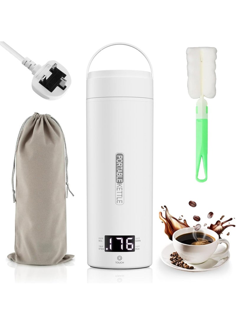 DOSCHER Thermos Cup Electric Kettle Stainless Steel Hot Water Boiler Travel Tea Coffee Kettle with 4 Temperature Control, Fast Boiling, Auto Shut off - Image 1