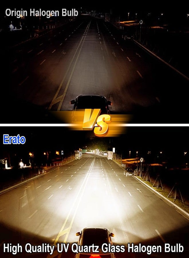 Erato 9005/HB3 Halogen Headlight Bulb 12V 55W/60W Fog Lights 4300K Warm White Replacement Headlamp (2 Packs) - Image 2
