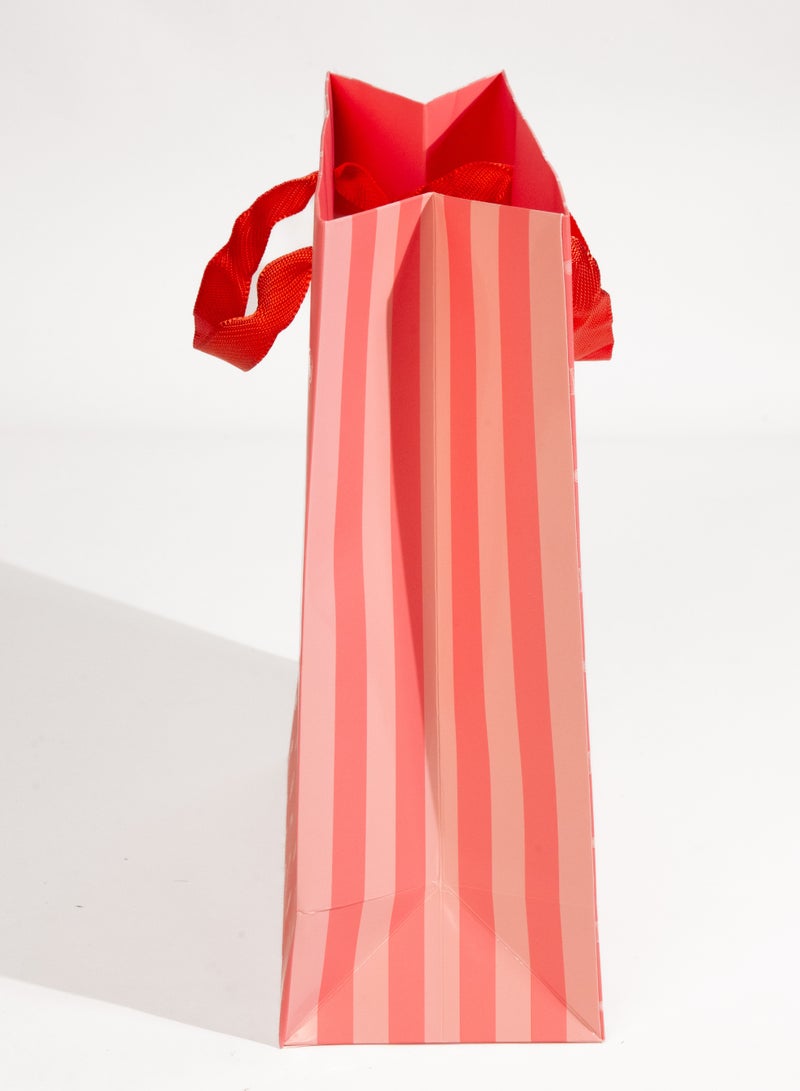 شير ذا لوف  حقيبة هدايا كبيرة لعيد الميلاد السعيد - حقيبة هدايا عيد ميلاد حمراء للرجال والنساء والأطفال واحتفالات الحفلات والذكرى السنوية وحفلات الزفاف والهدايا والهدايا التذكارية - Image 2