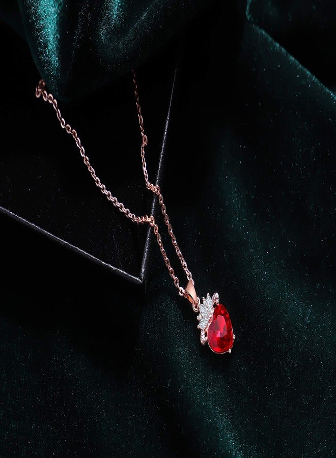 Botrinal Evie Red Heart Necklace Descendant Costume Queen of Hearts Princess Halloween Jewelry for Valentine's Gift - Image 4