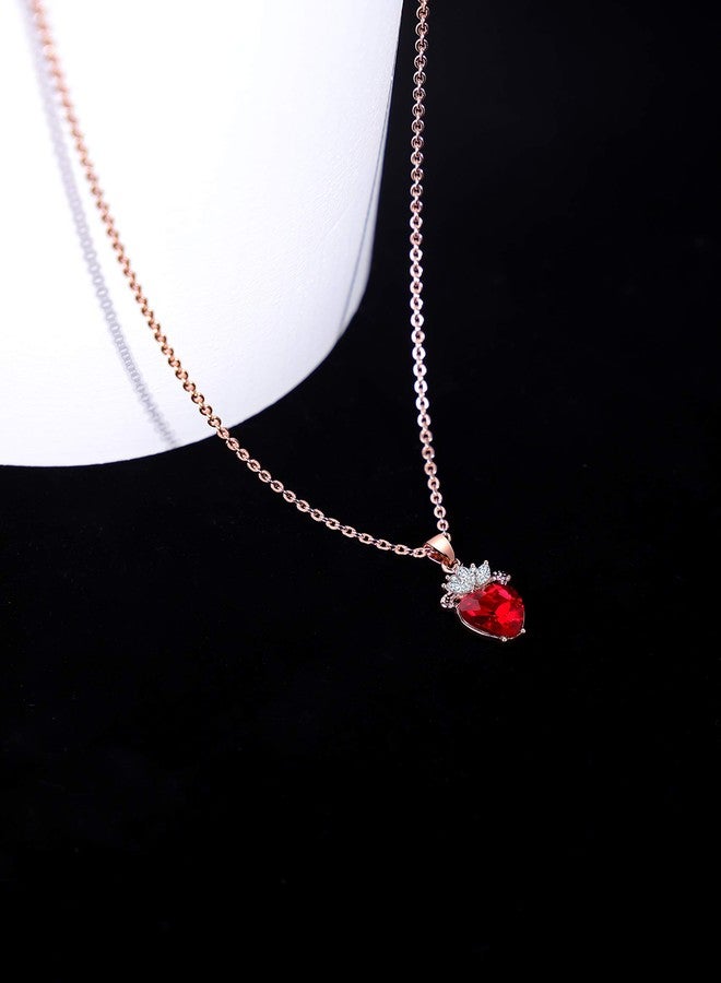 Botrinal Evie Red Heart Necklace Descendant Costume Queen of Hearts Princess Halloween Jewelry for Valentine's Gift - Image 5