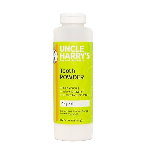 Uncle Harry's All Natural Tooth Powder, 16oz - Image 4
