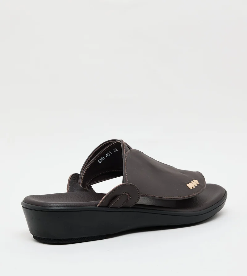 STEVE MADDEN  Omani Sandal Dark Brown Men's Sandals for Men | Best Price UAE