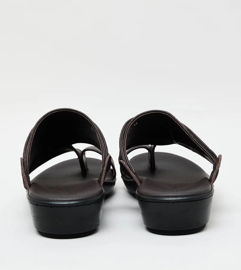 STEVE MADDEN  Omani Sandal Dark Brown Men's Sandals for Men | Best Price UAE