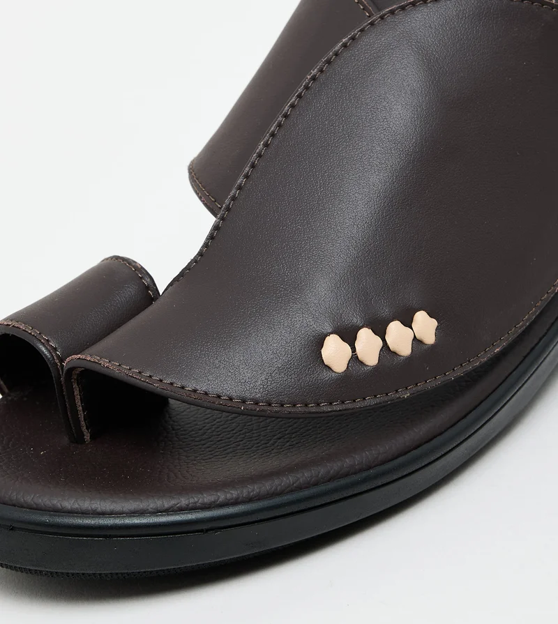 ستيف مادن Omani Sandal Dark Brown Men's Sandals