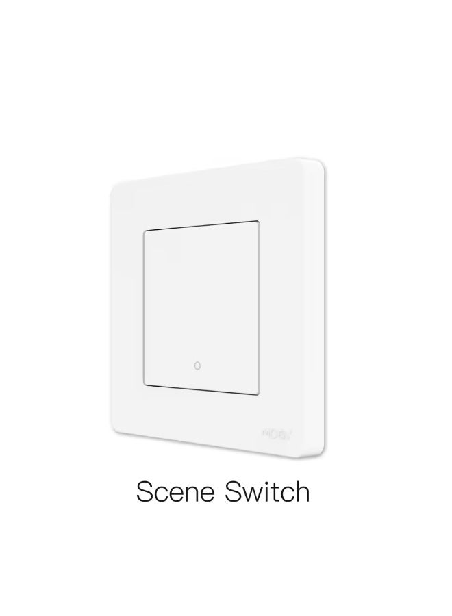مويس مفتاح زر الضغط الذكي تيوا من مويس بتقنية ZigBee - تحكم في منزلك بسهولة - يتطلب محور ZigBee من مويس للتحكم بالتوقيت، عن بُعد والتحكم الصوتي - متوافق مع أليكسا وجوجل هوم - 1 جناح، أبيض - Image 2