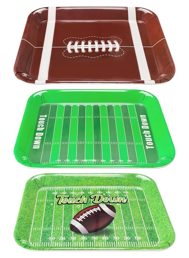 MUNILAIL 3 Pcs Football Party Serving Trays - Image 1