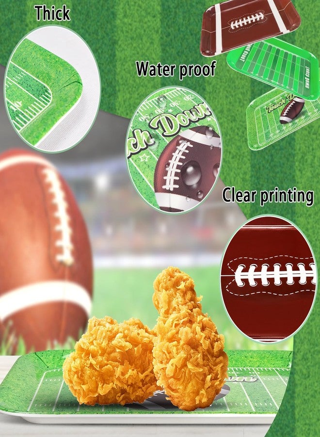 MUNILAIL 3 Pcs Football Party Serving Trays - Image 3