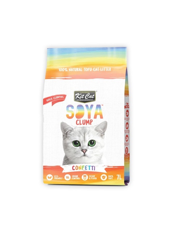 Kit Cat كونفيتي صويا كلومب - 7 لتر - Image 1