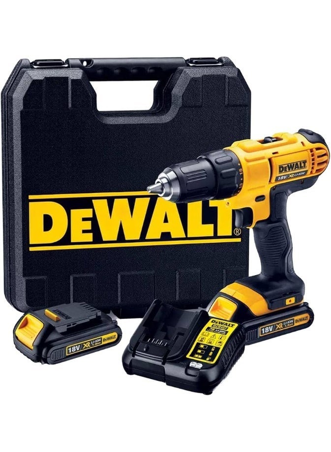 DEWALT DCD776S2 شنيور بطارية ديوالت دقاق 13 مم 18 فولت 2 بطارية  42 نيوتن 1.5 امبير موديل - Image 1
